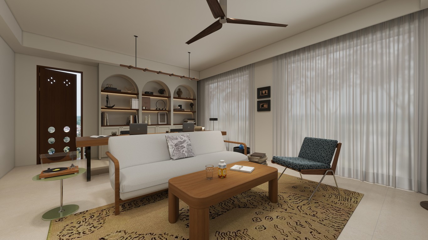 40方客厅中古风-克劳德